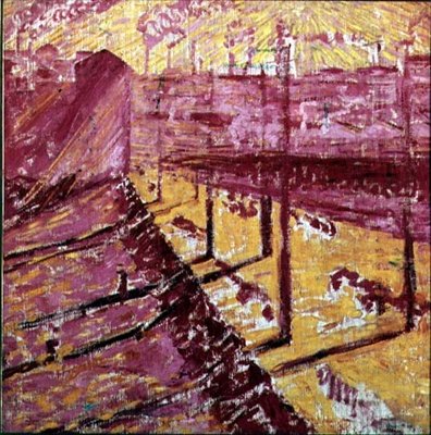 Banlieue de Milan - Umberto Boccioni