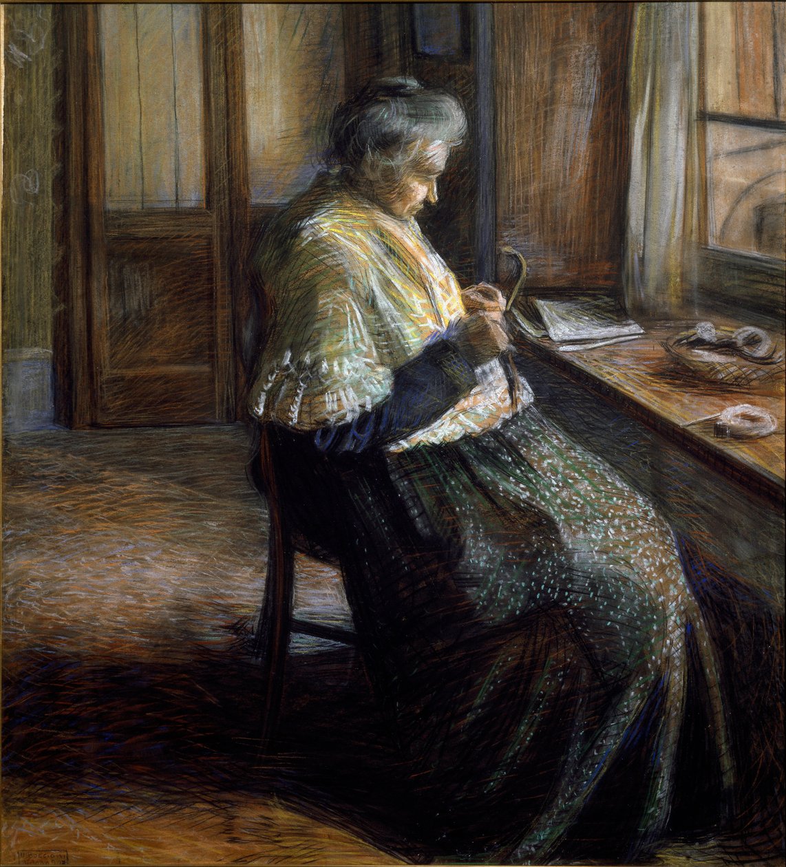 La mère - Umberto Boccioni