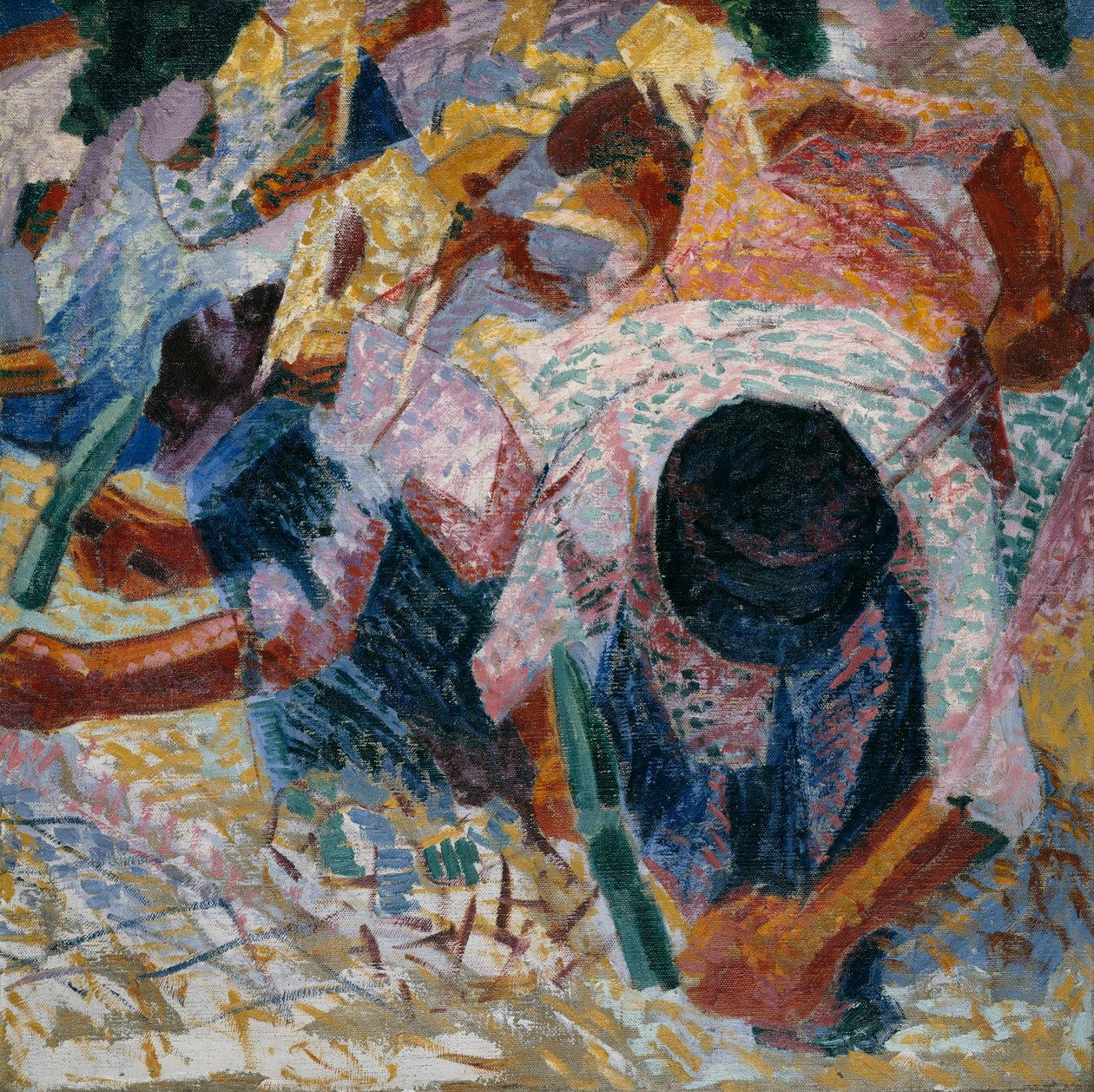 Les paveurs de rue - Umberto Boccioni
