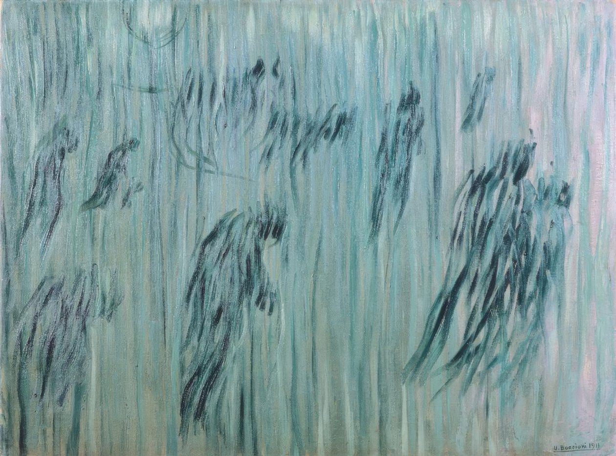 Ceux qui restent, 1911 - Umberto Boccioni