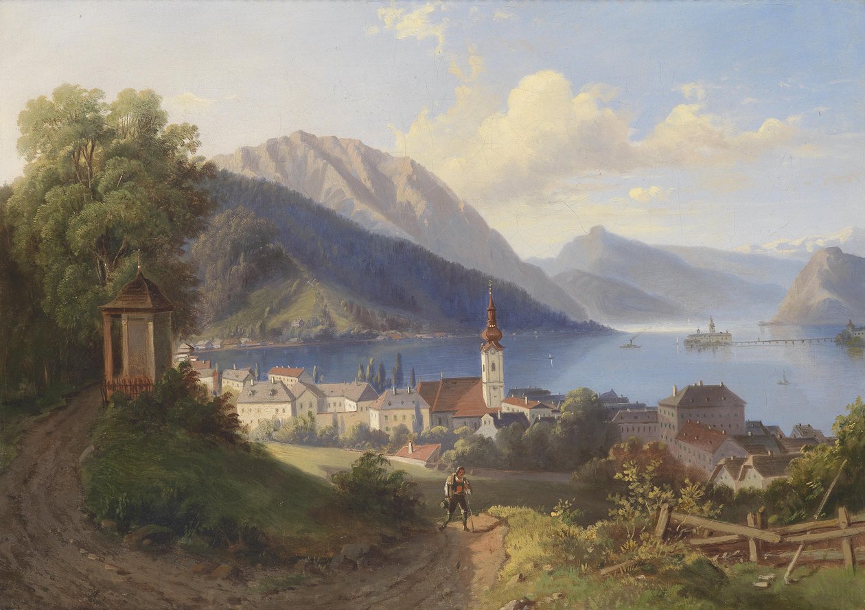 Vue sur Gmunden - Unbekannt Unbekannt