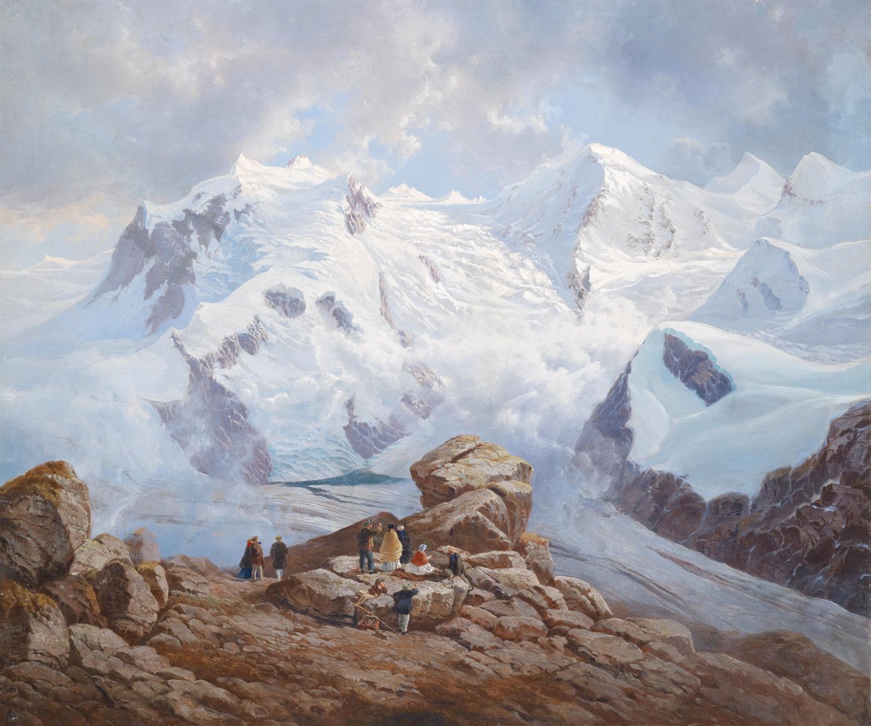 Vue sur le groupe Ortler - Unbekannt Unbekannt