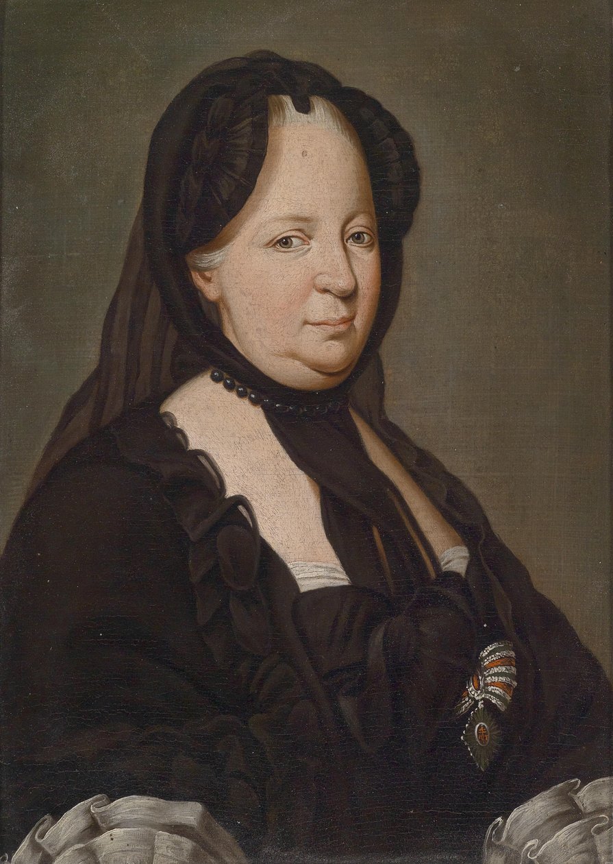 Impératrice Maria Theresia en tenue de veuve - Unbekannt Unbekannt
