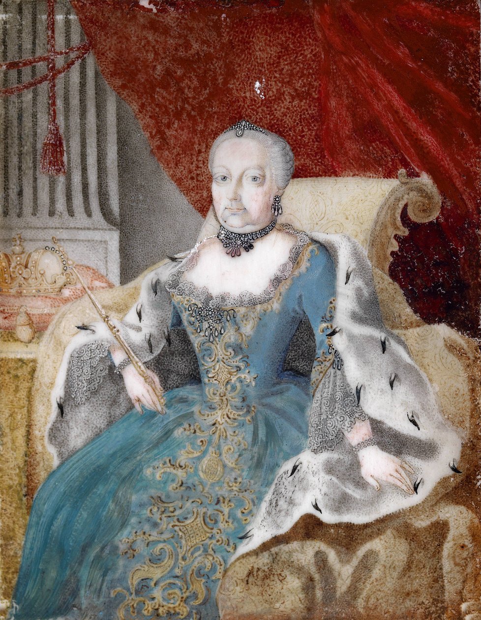 Portrait de Maria Theresia (1717-1780) - Unbekannt Unbekannt
