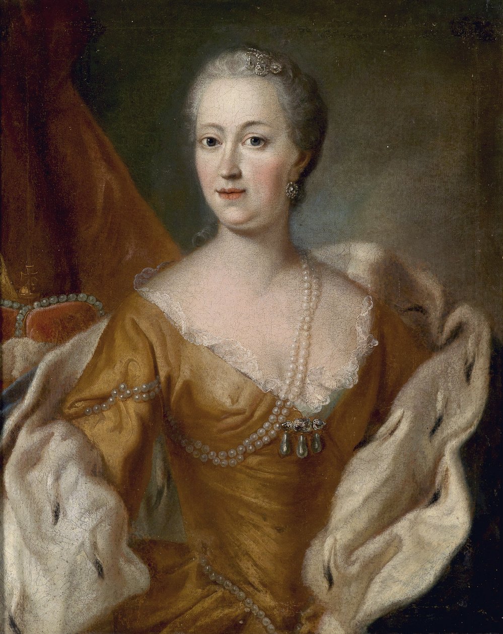 Portrait de Maria Theresia (1717-1780) - Unbekannt Unbekannt