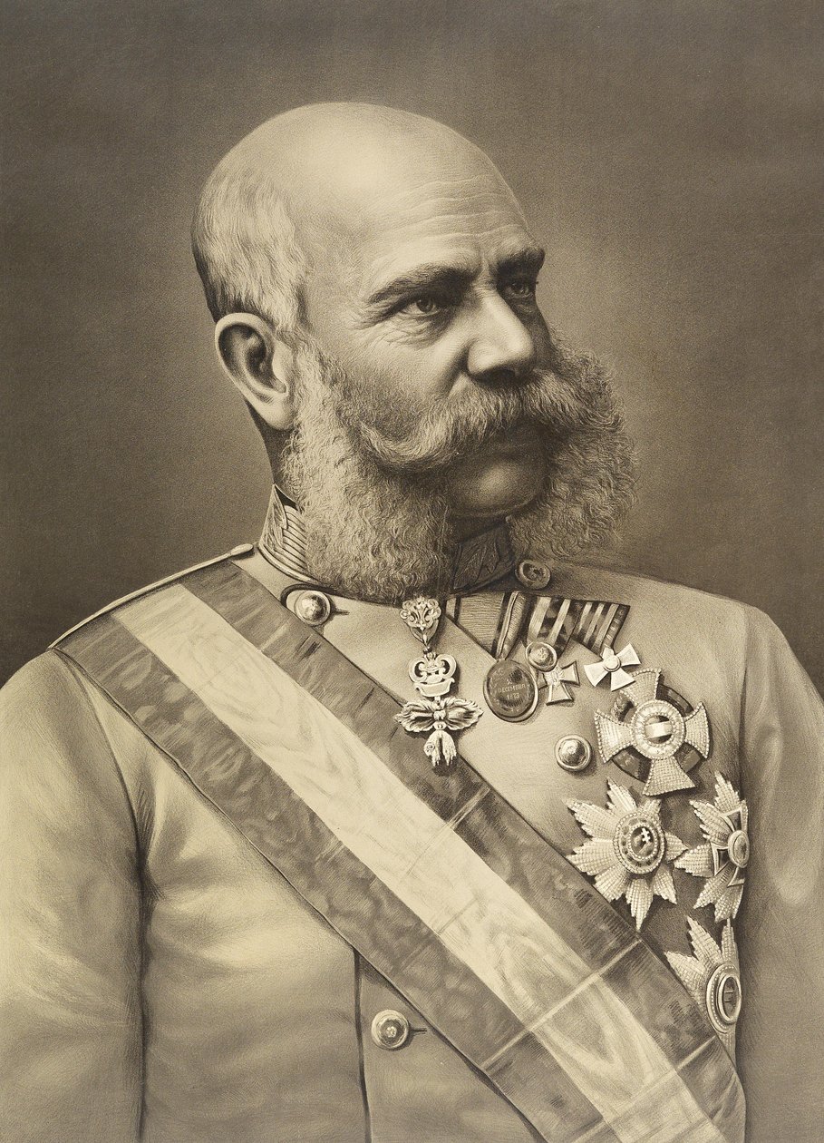 Lithographie de portrait de l