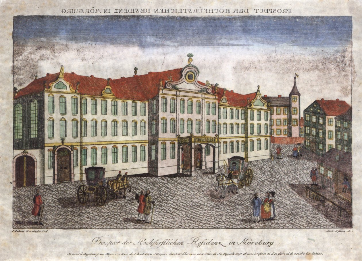Prospect de la résidence princière à Mörsburg - Unbekannt Unbekannt