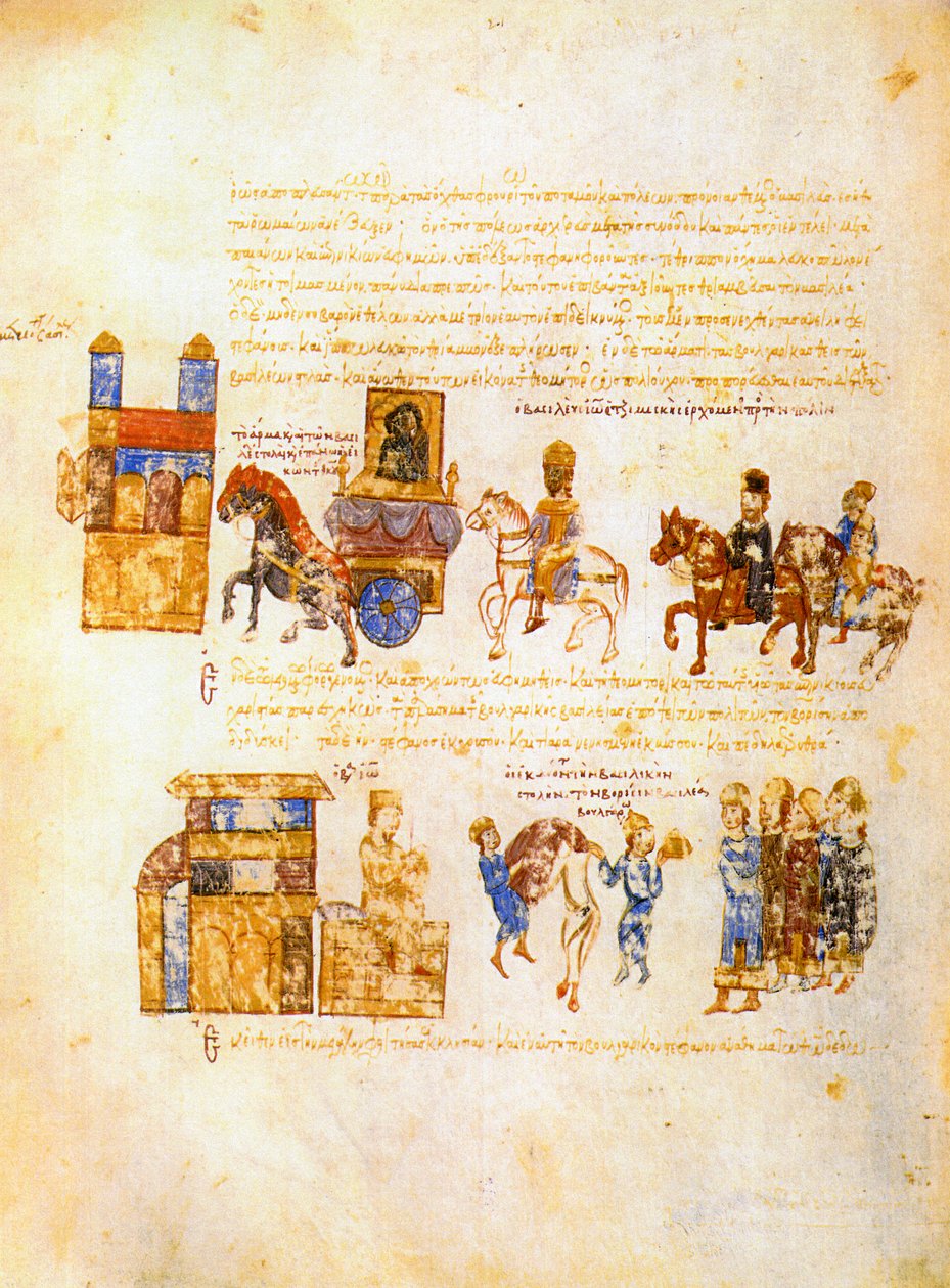 Skyllitzes Matritensis, fol. 172v - Unbekannt Unbekannt