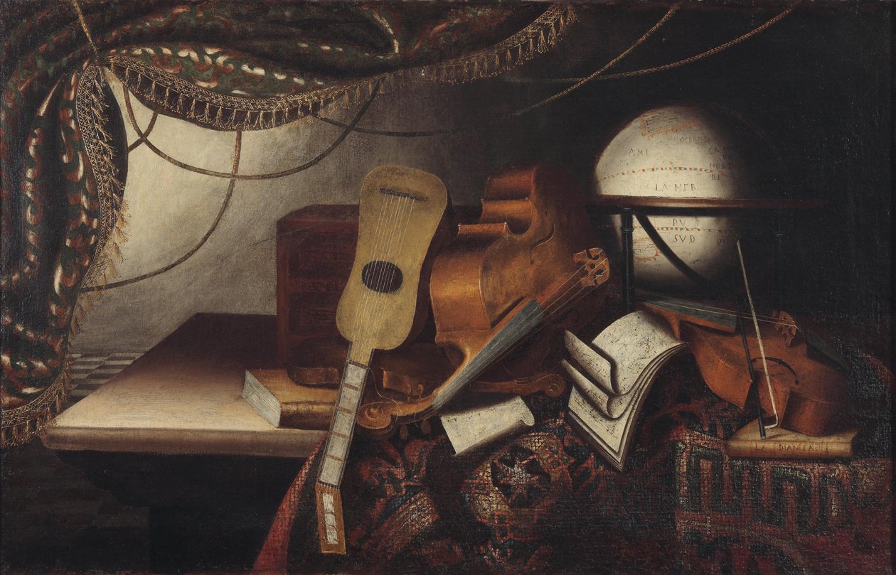 Nature morte avec instruments de musique - Unbekannt Unbekannt