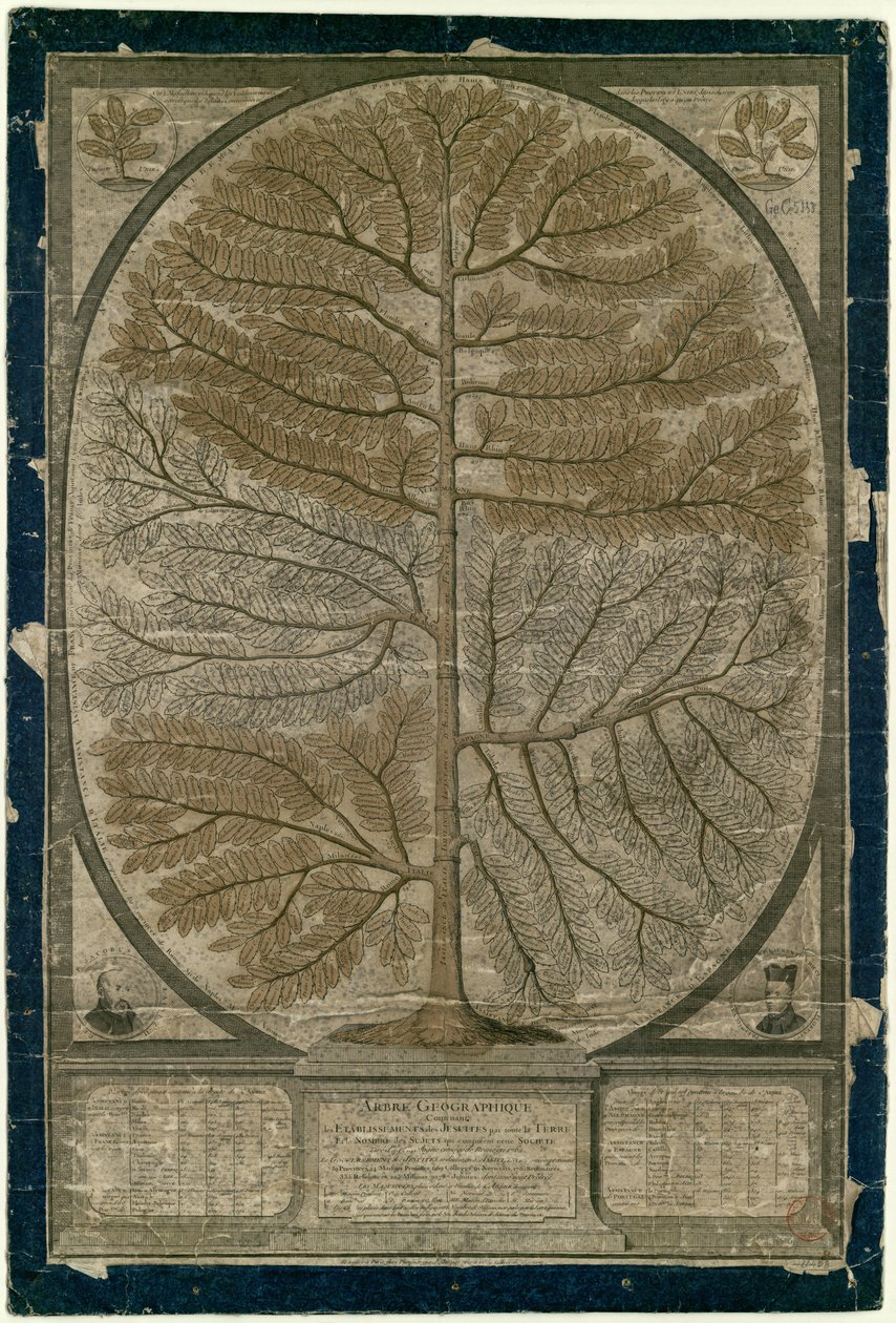 Arbre géographique Jésuites - Unbekannt Unbekannt