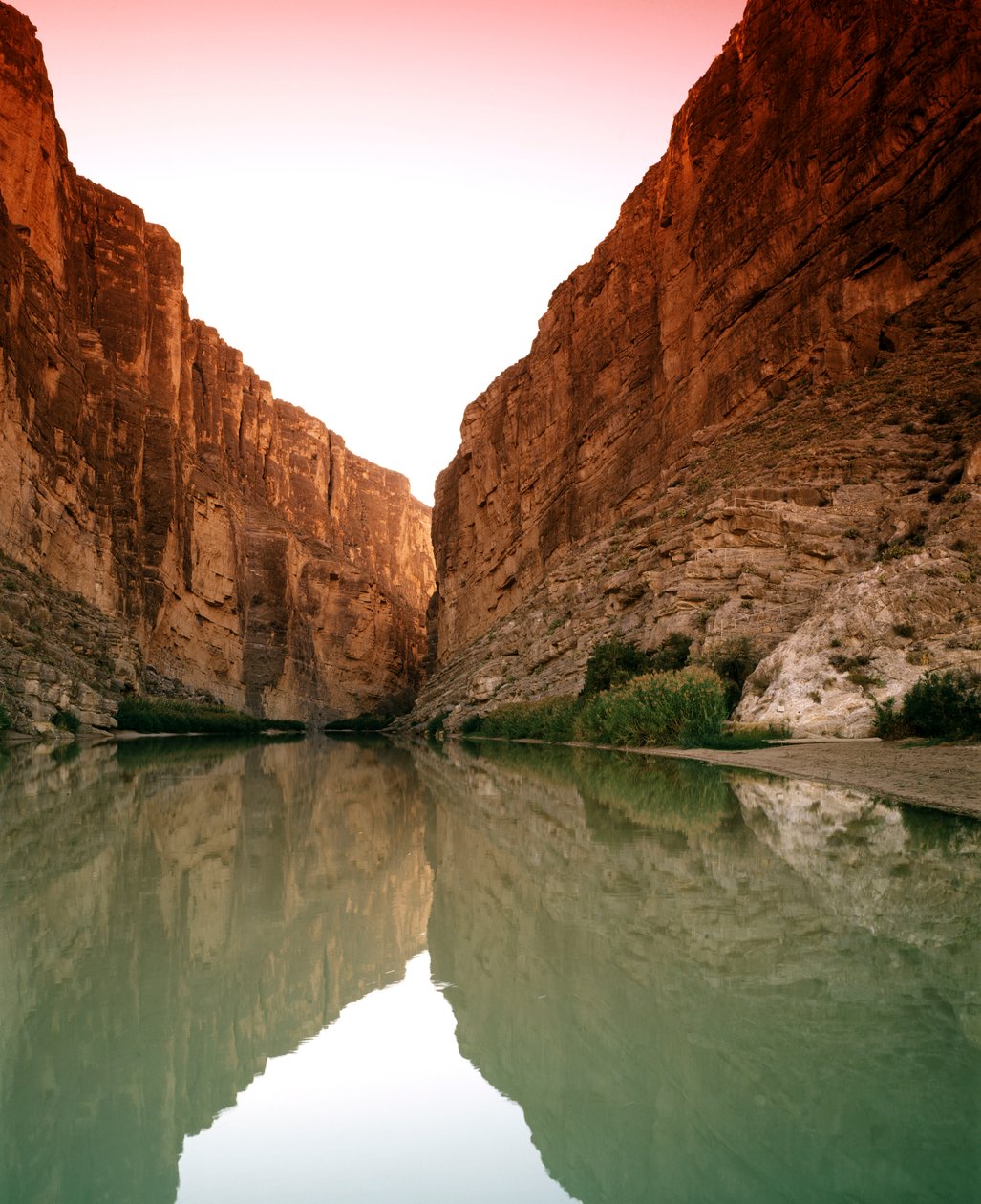 Falaises au-dessus du Rio Grande dans le parc national de Big Bend, Texas - Unbekannt Unbekannt