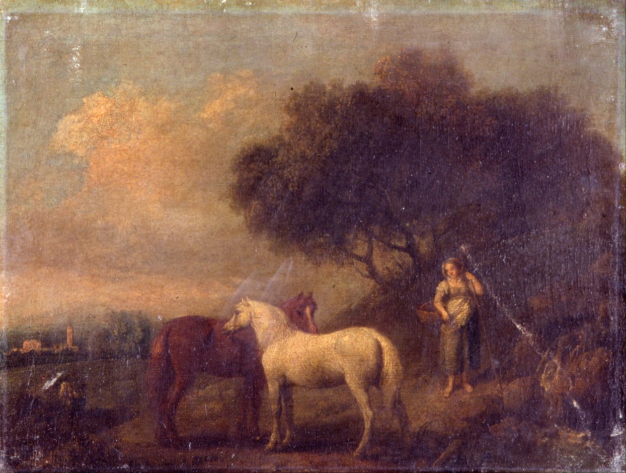 Britannique - Paysage avec chevaux - Unbekannt Unbekannt