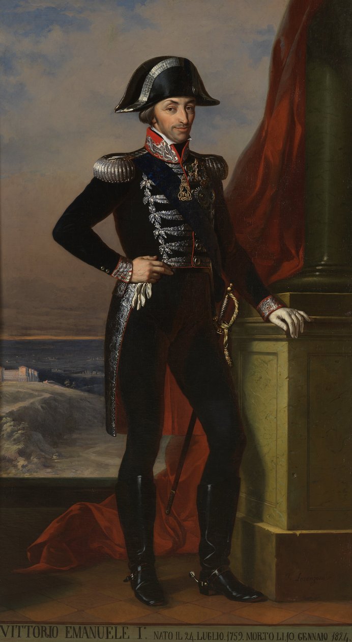 Portrait de Vittorio Emanuele I - Unbekannt Unbekannt