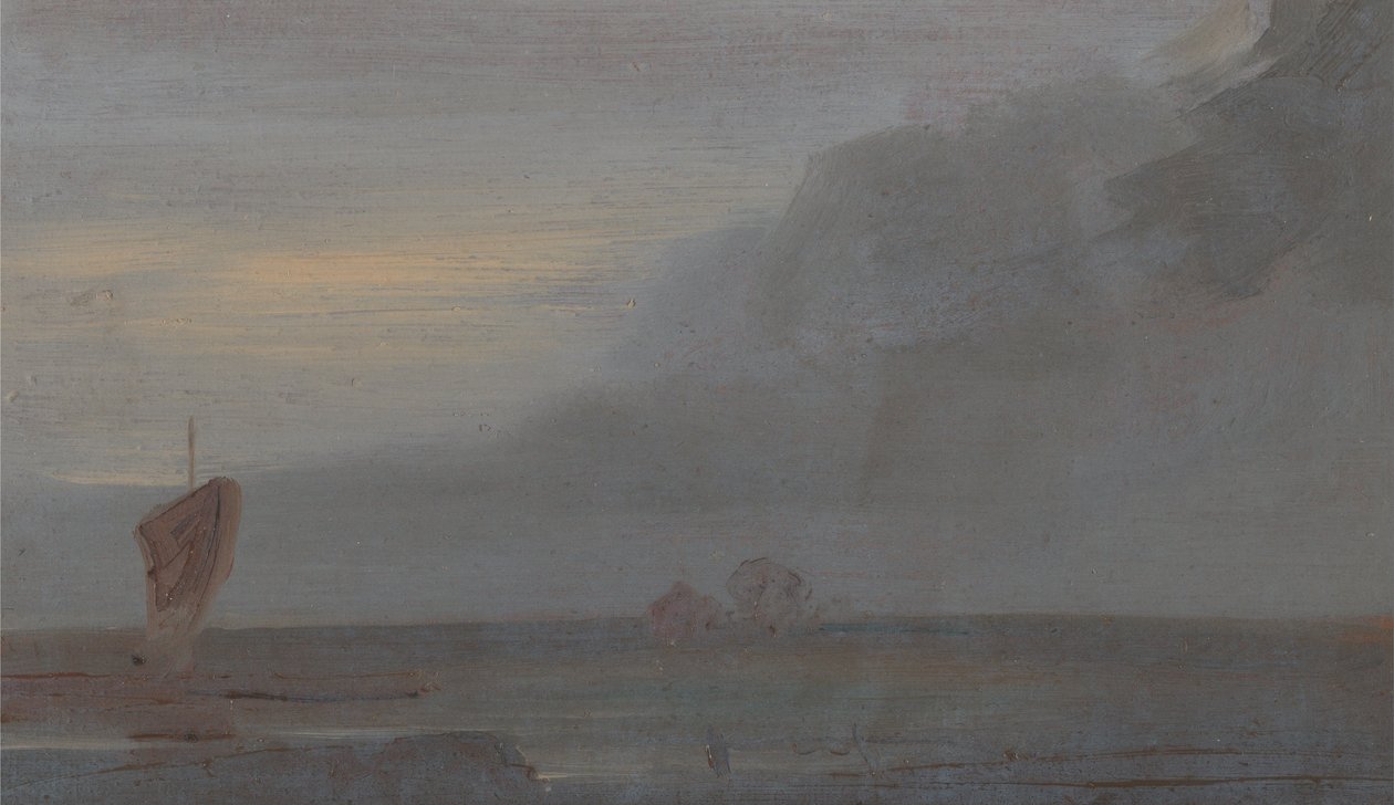 Marine avec bateaux - Soir - Unbekannt Unbekannt