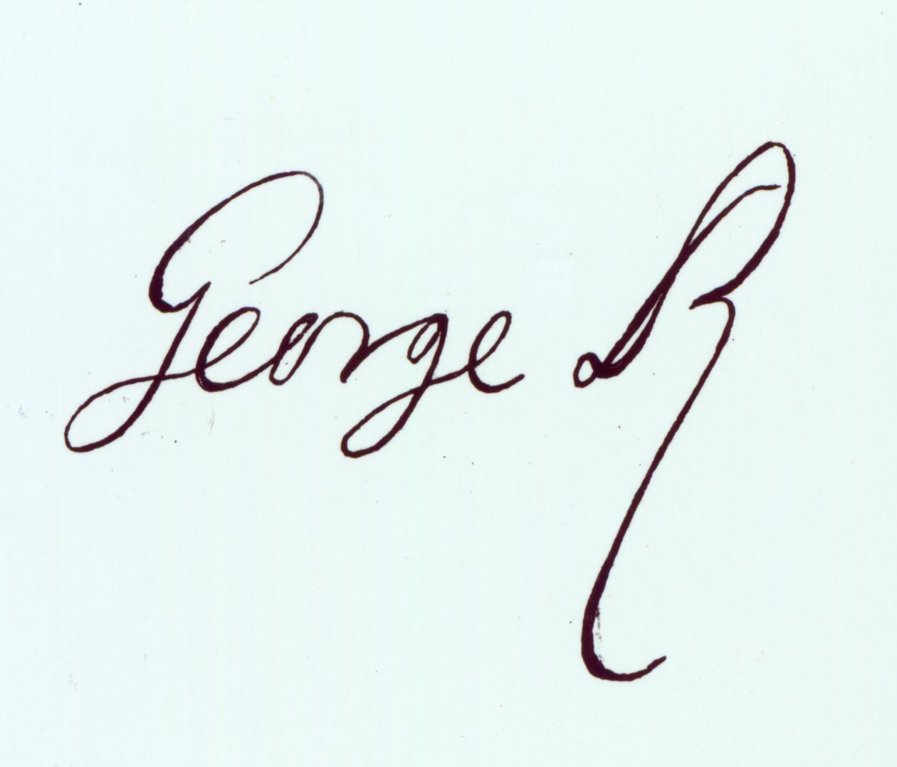 Signature de George II - Unbekannt Unbekannt