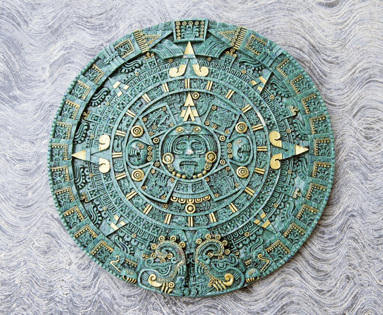 Copie souvenir de la grande pierre du calendrier, aztèque, XVIe siècle - Unbekannt Unbekannt