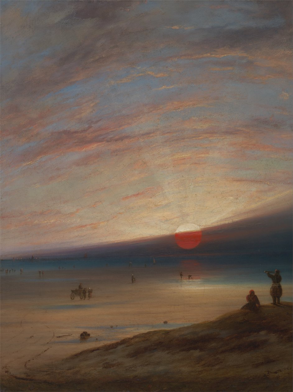 Coucher de soleil sur la plage de Sark - Unbekannt Unbekannt