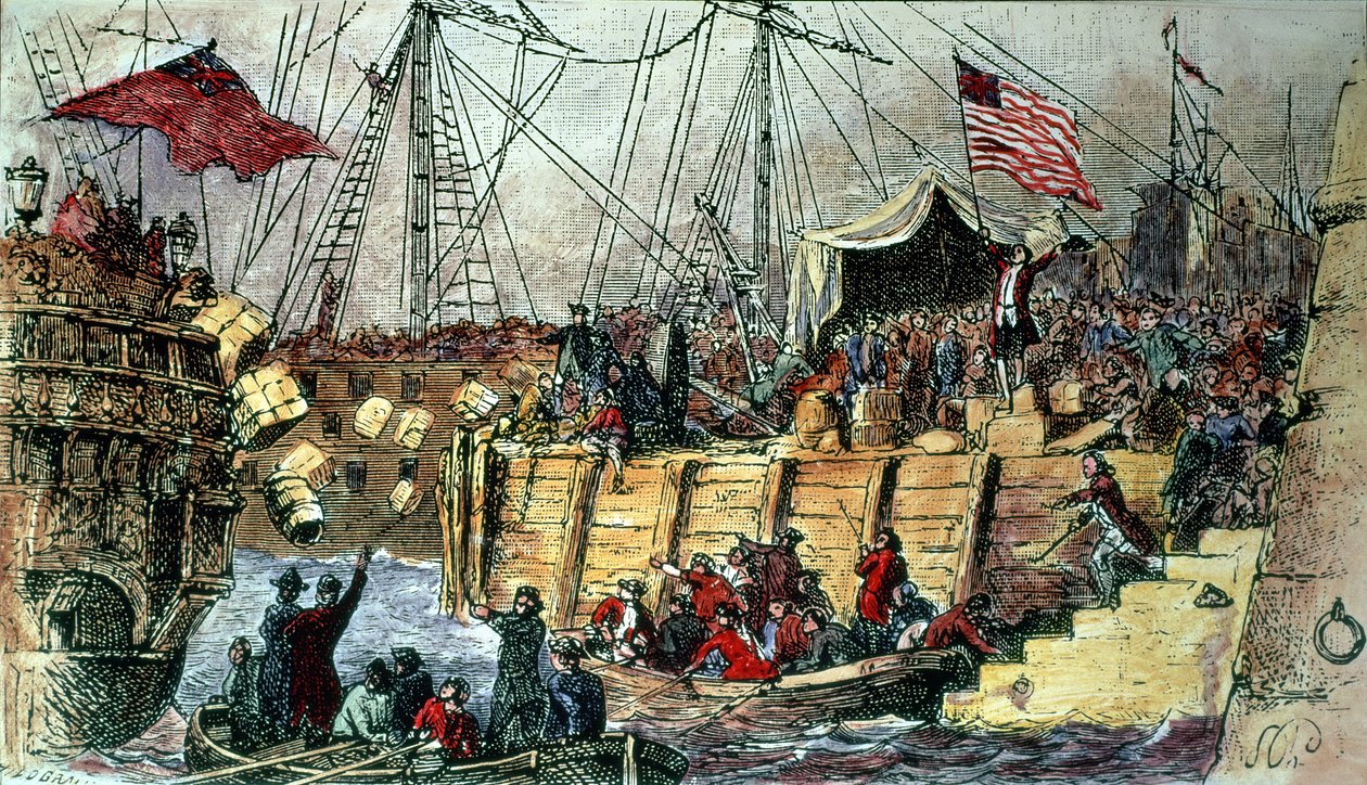 La Boston Tea Party, 16 décembre 1773 - Unbekannt Unbekannt