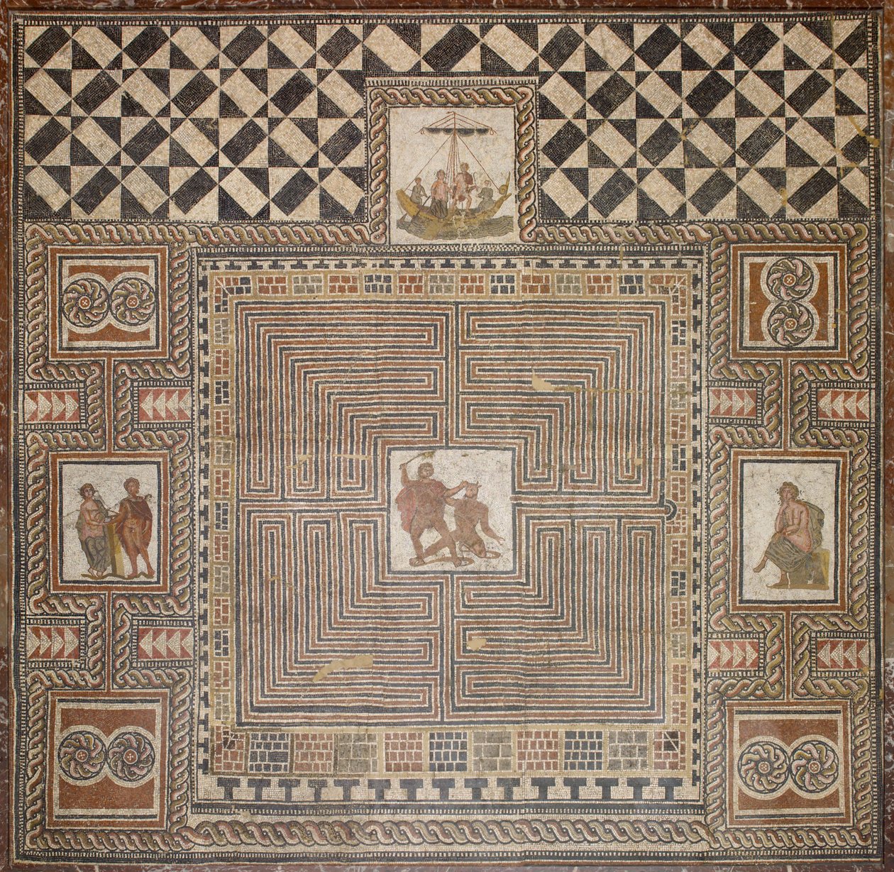 Mosaïque de Thésée - Unbekannt Unbekannt