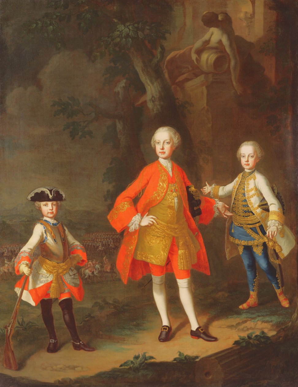 Les trois fils de Marie-Thérèse d