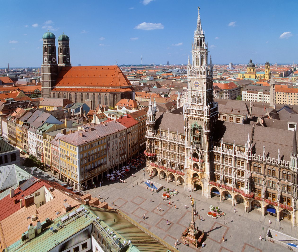 Vue de Marienplatz - Unbekannt Unbekannt
