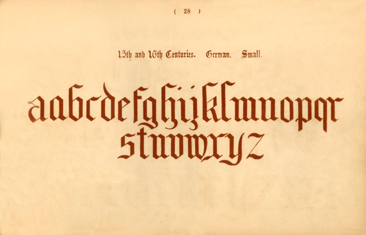 15e et 16e siècles. Allemand. Petit - Unbekannt