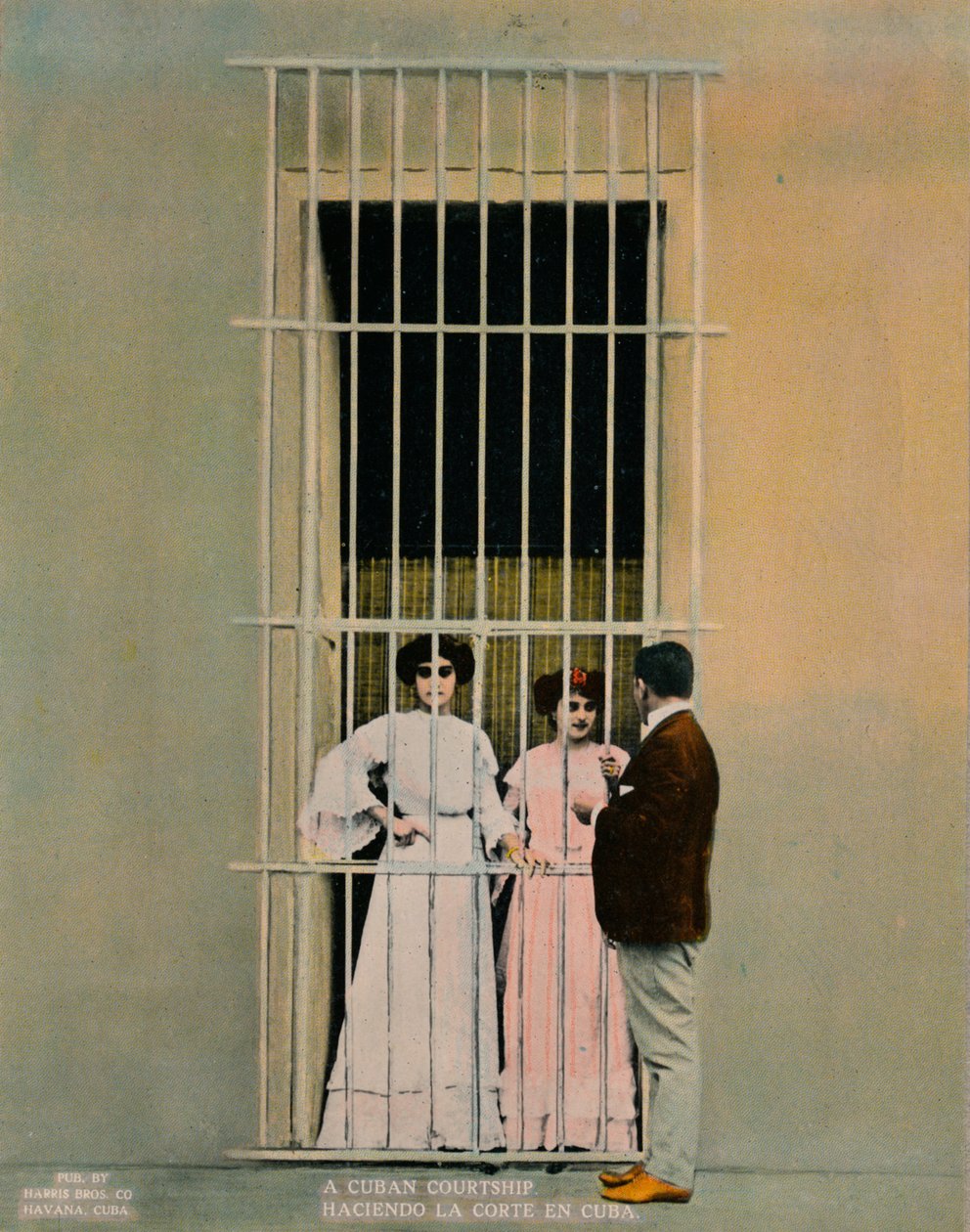 Une cour amoureuse cubaine, vers 1920 - Unbekannt