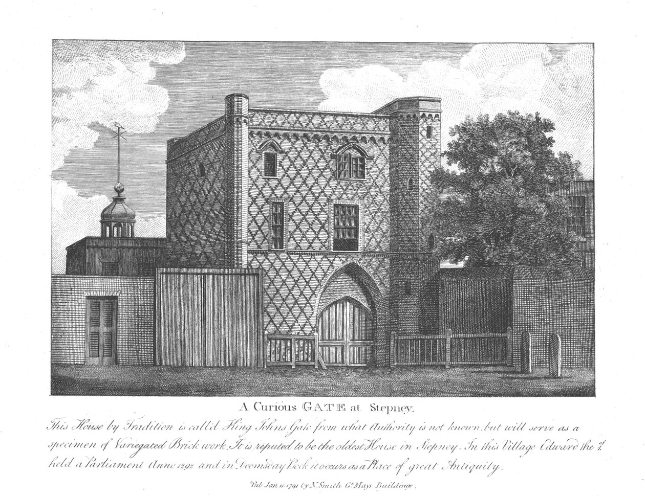 Une porte curieuse à Stepney, 1791 - Unbekannt