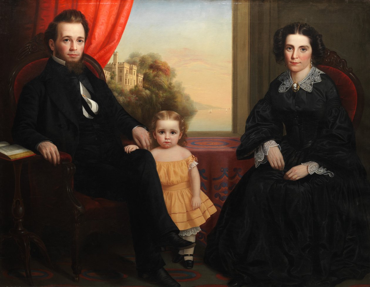 Un groupe familial, vers 1850 - Unbekannt