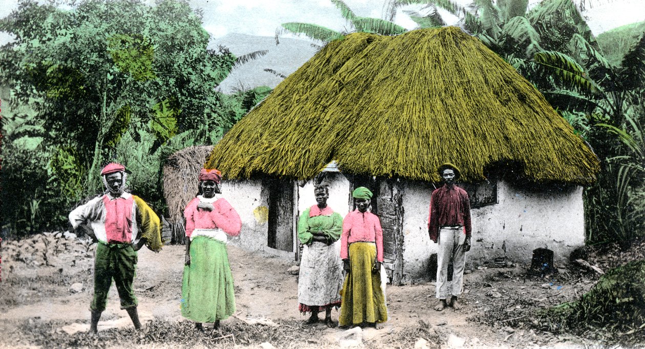 Un village jamaïcain, début des années 1900 - Unbekannt