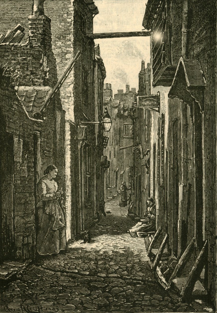 Une rangée, Yarmouth, 1898 - Unbekannt