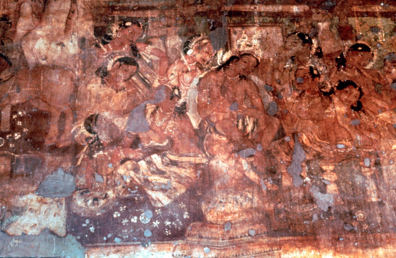 Une scène de Mahajanaka, Inde, 2e siècle av. J.-C. - Unbekannt