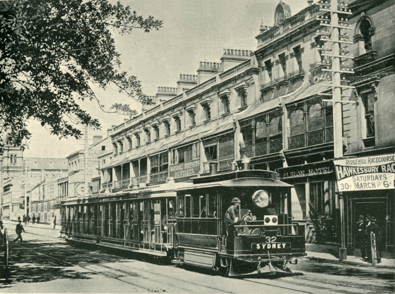 Un tramway à vapeur de Sydney, 1901 - Unbekannt