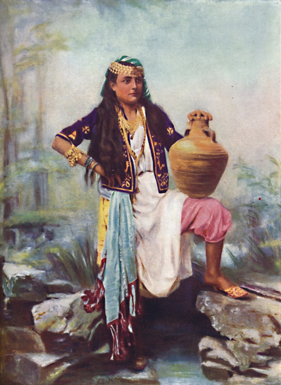 Une fille syrienne à une source, 1902 - Unbekannt