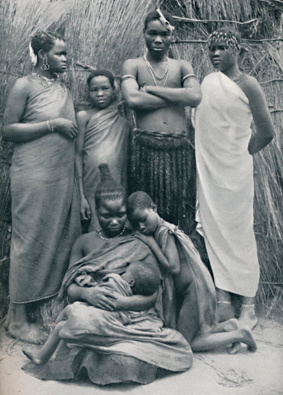 Un groupe familial zoulou, 1912 - Unbekannt