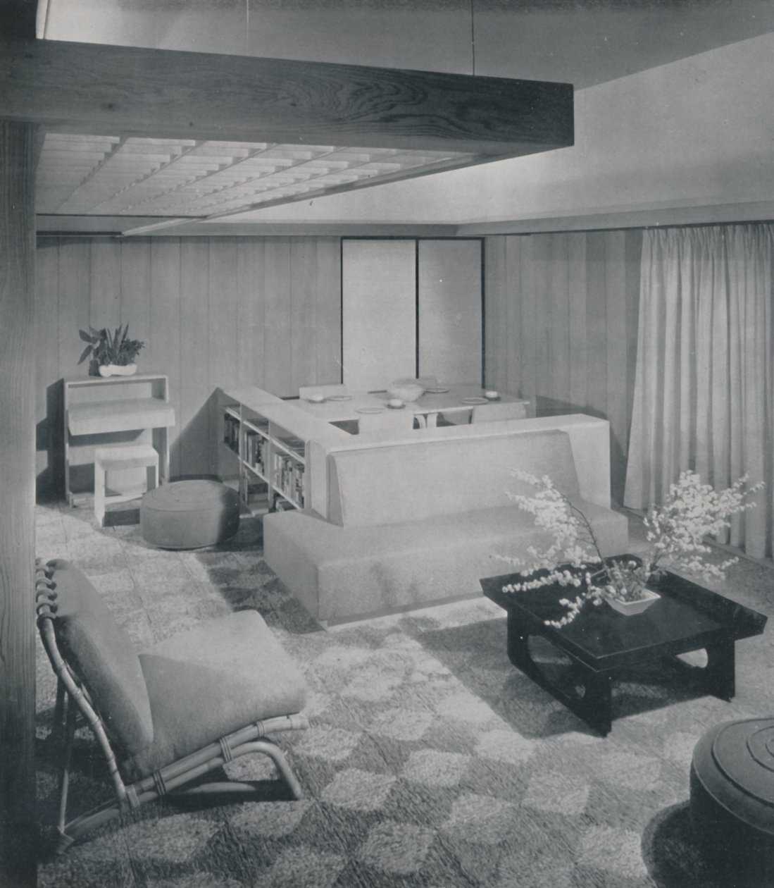 Une pièce à vivre et salle à manger combinée, 1942 - Unbekannt