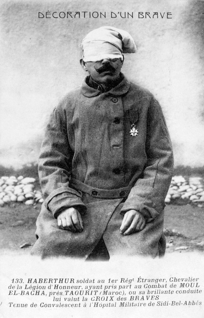 Un légionnaire convalescent, Sidi Bel Abbès, Algérie, 1910 - Unbekannt