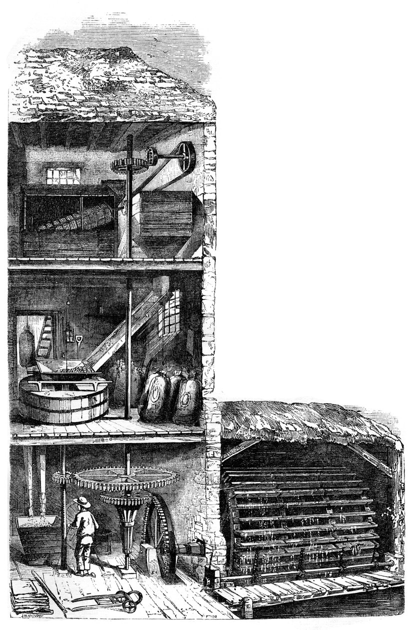 Un moulin à farine - Unbekannt