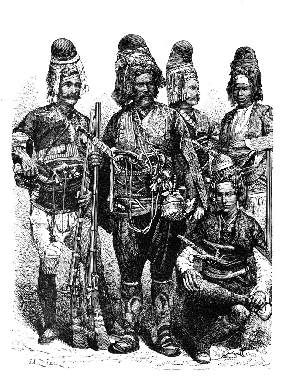 Un groupe de Zeibeks, Asie Mineure, 1895 - Unbekannt