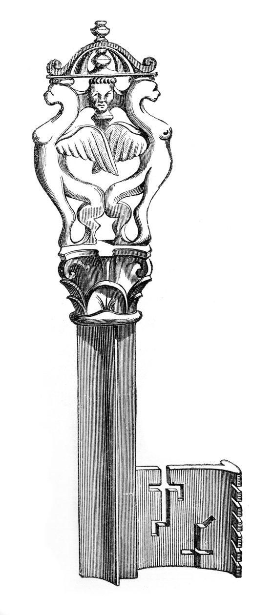Une clé, 13ème siècle, 1870 - Unbekannt