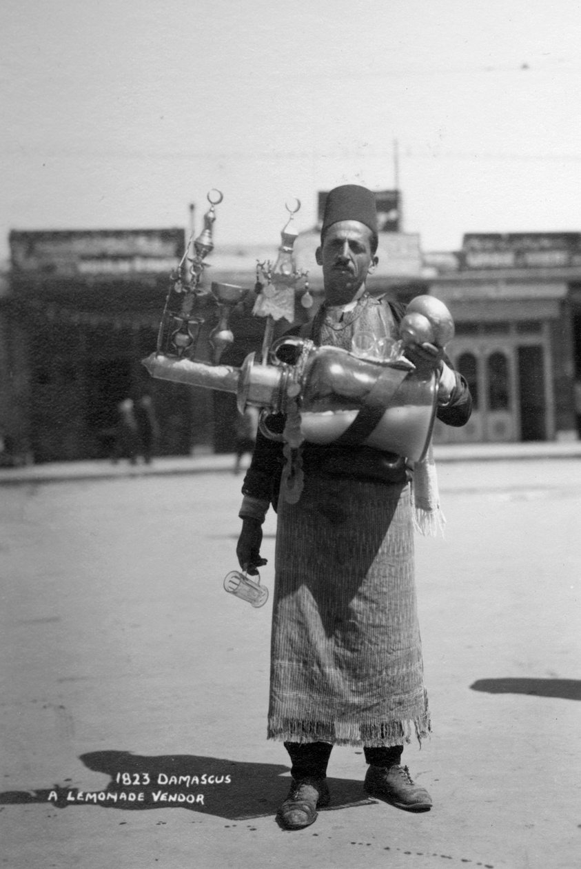 Un vendeur de limonade, Damas, Syrie, vers 1920-1930 - Unbekannt