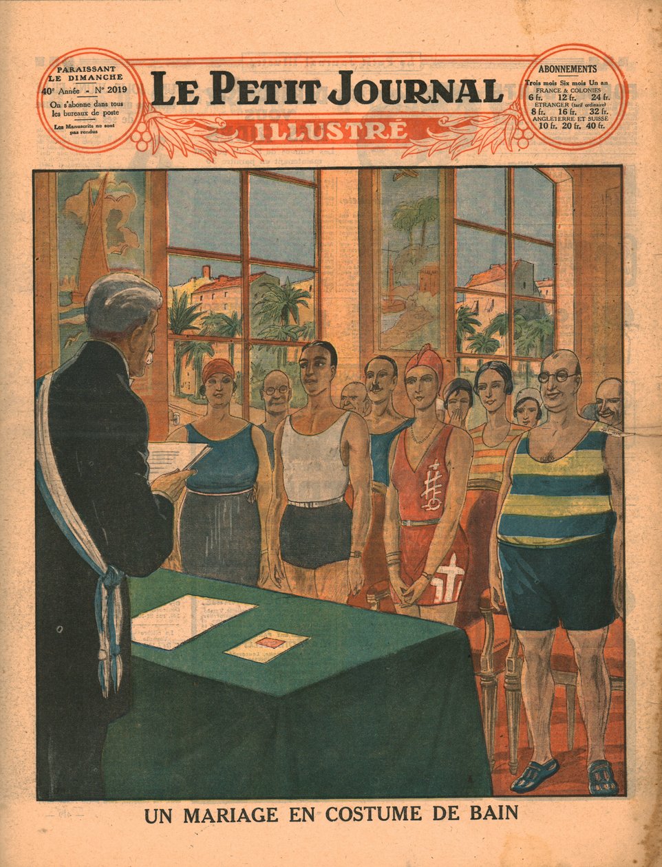 Un mariage en maillot de bain - Unbekannt