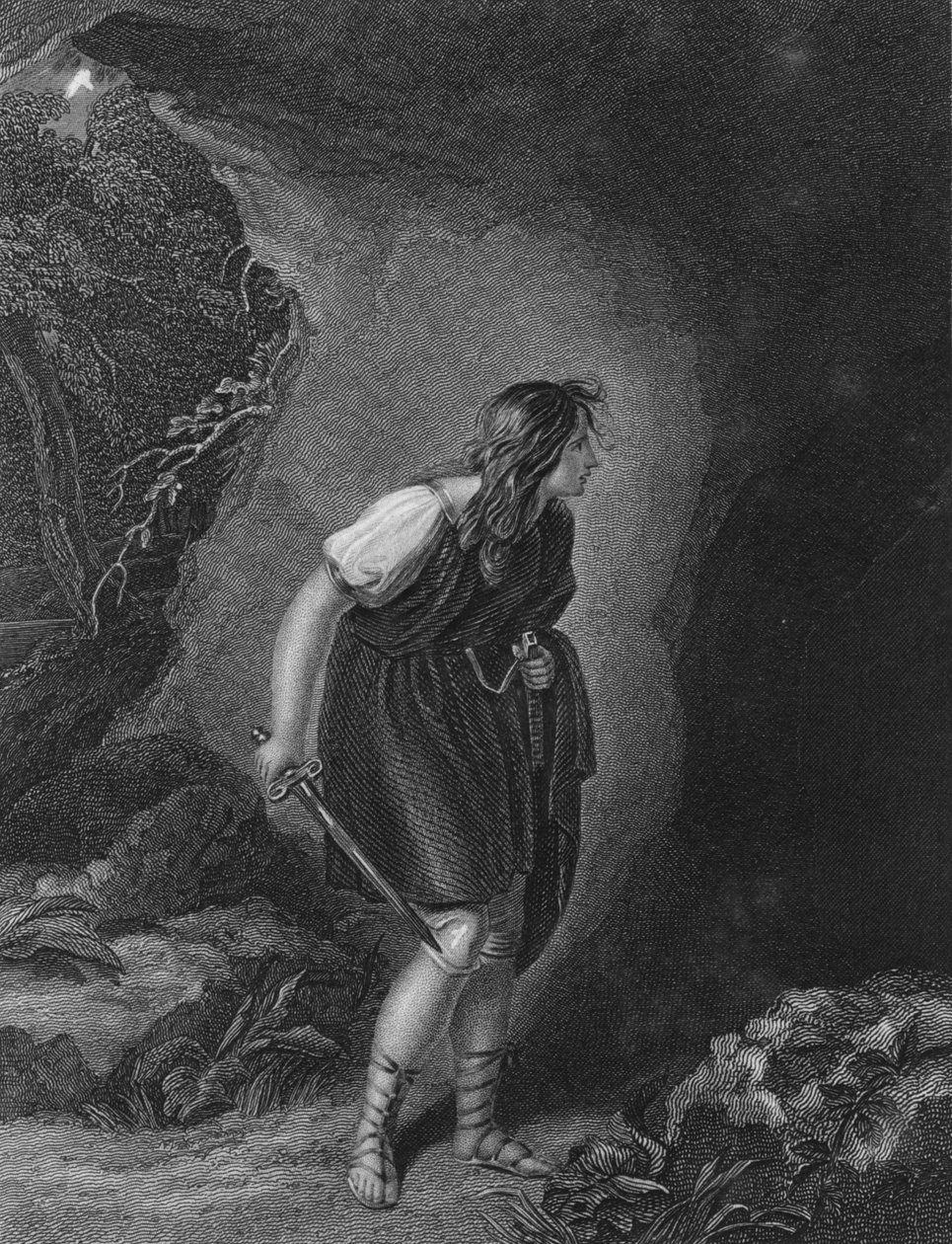Acte III Scène vi de Cymbeline, 19e siècle - Unbekannt