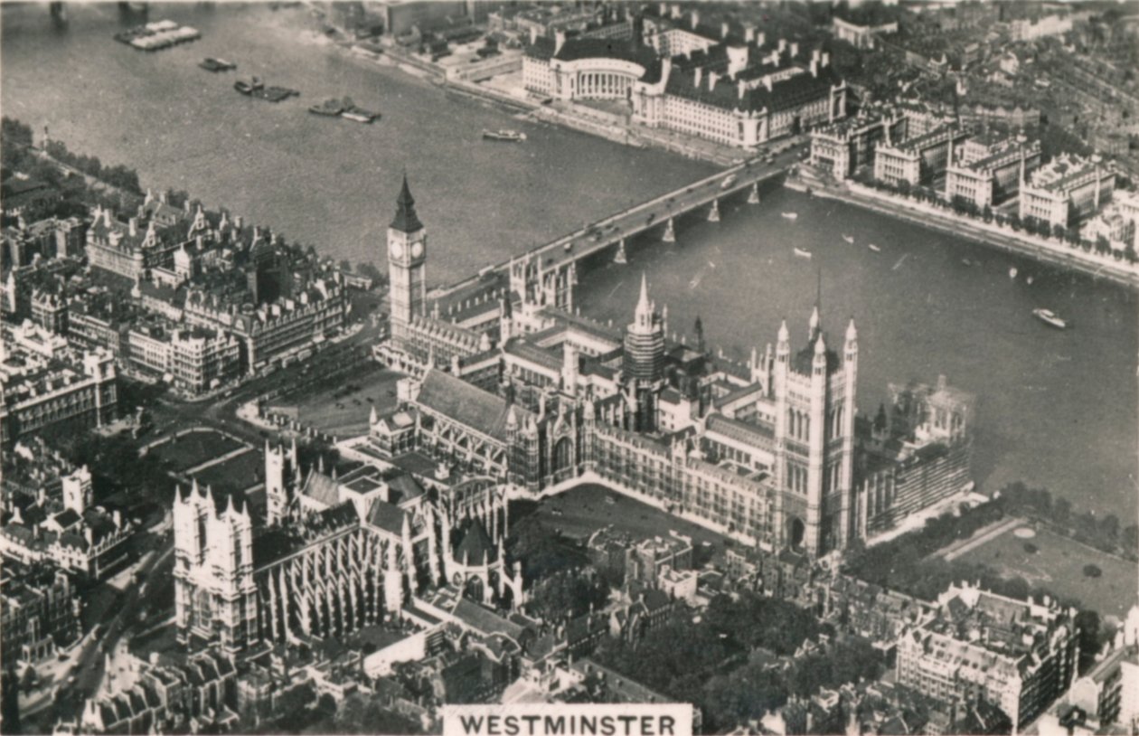Vue aérienne de Westminster, 1939 - Unbekannt