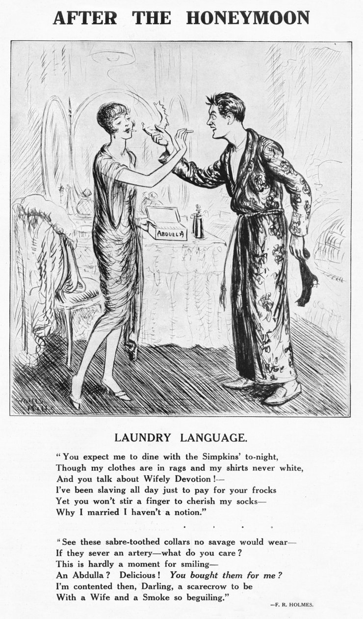 Après la lune de miel - Bagages de lessive, 1927 - Unbekannt