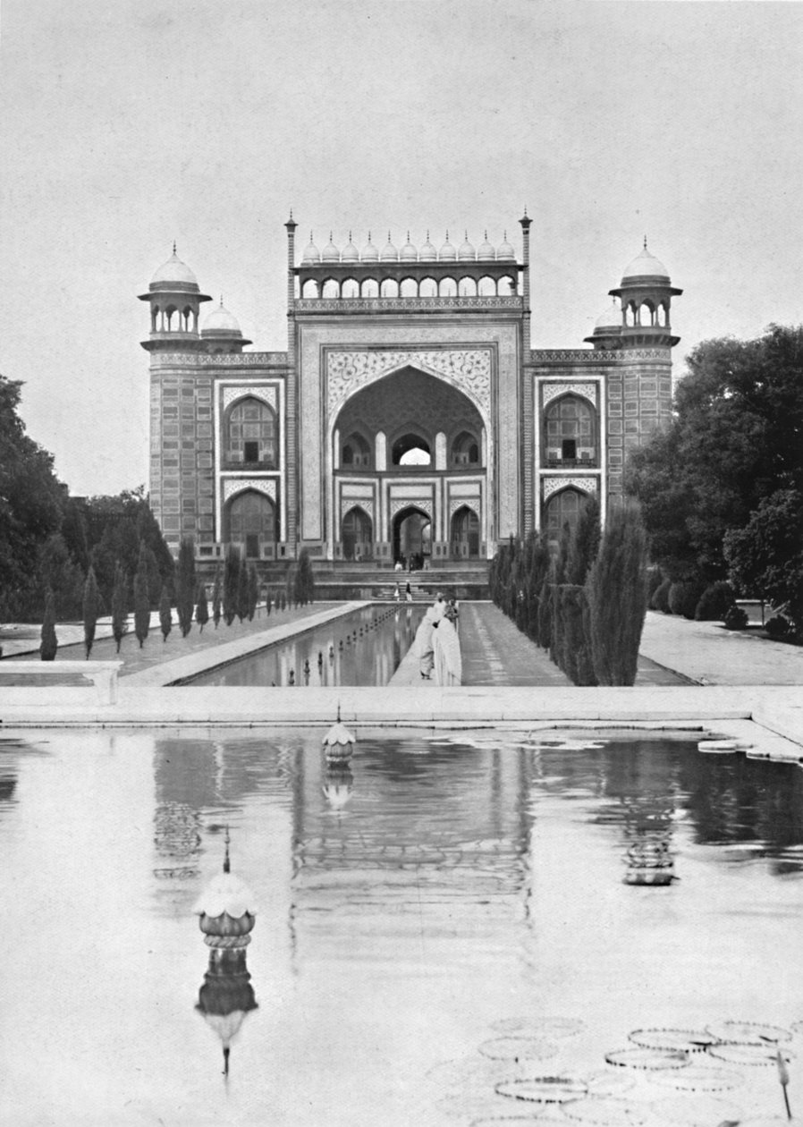 Agra. La porte du Taj Mahal, vers 1910 - Unbekannt