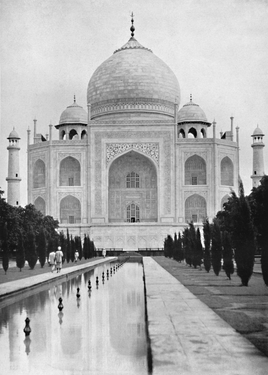 Agra. Le Taj Mahal vue rapprochée, vers 1910 - Unbekannt