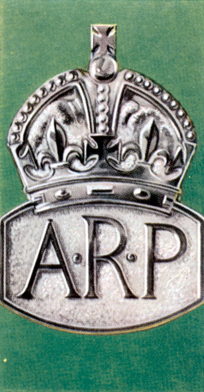 Précautions contre les raids aériens, carte de cigarette, britannique, 1938 - Unbekannt
