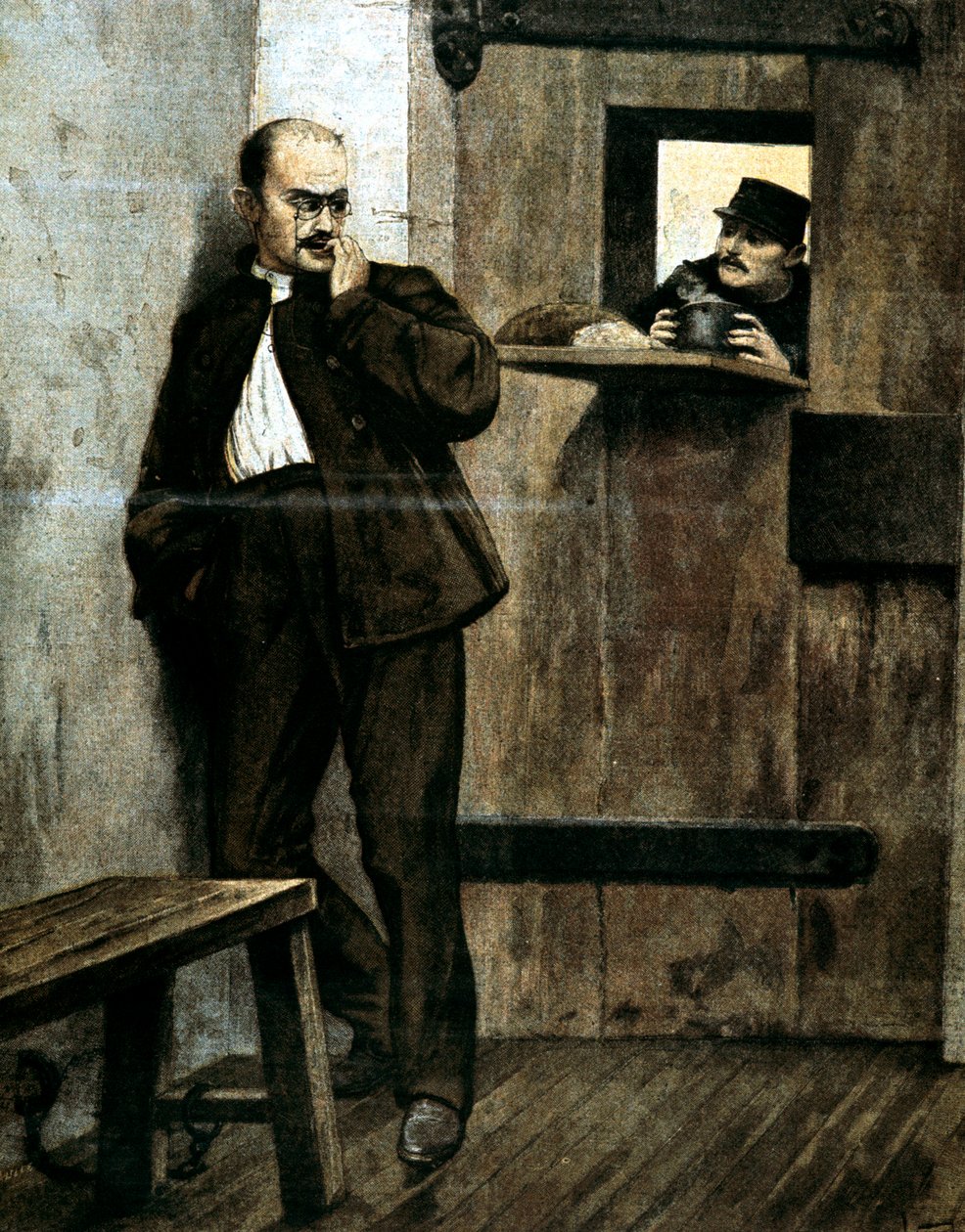 Alfred Dreyfus en prison, 1895 - Unbekannt
