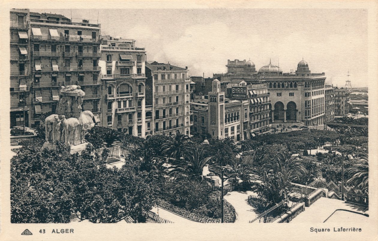 Alger - Square Laferrière, vers 1930 - Unbekannt